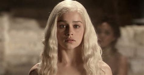 Emilia Clarke in 2011, and as Daenerys Targaryen in "Game of Thrones" season eight. Emilia Clarke, who played Daenerys Targaryen, is one of the most outspoken stars to talk about their experience of filming nude and sex scenes for "Game of Thrones." In 2019, she told Dax Shepard on his podcast "Armchair Expert" that Jason Momoa, who played her ...